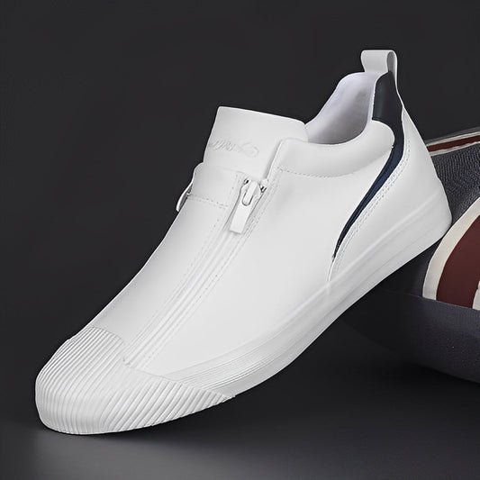 Jerred - Zapatos modernos de cuero con cierre para hombre