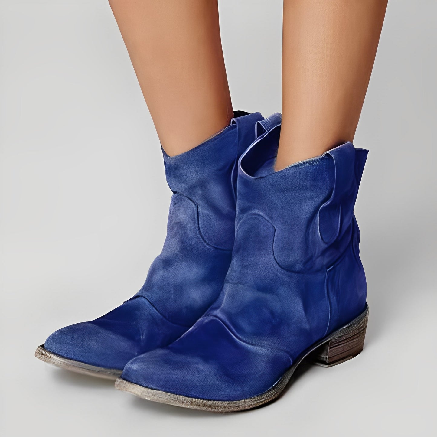 Margaret - Botas de cuero casuales para mujer