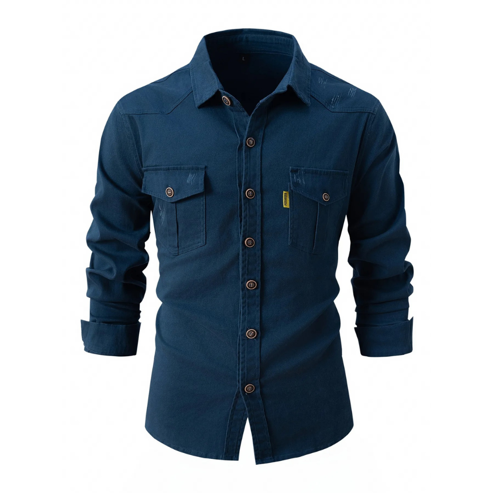 Marlon - Camisa casual, cómoda y flexible para hombres