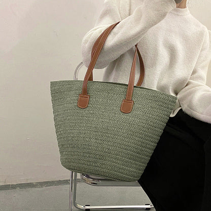 Shelley - Bolso elegante de paja para damas