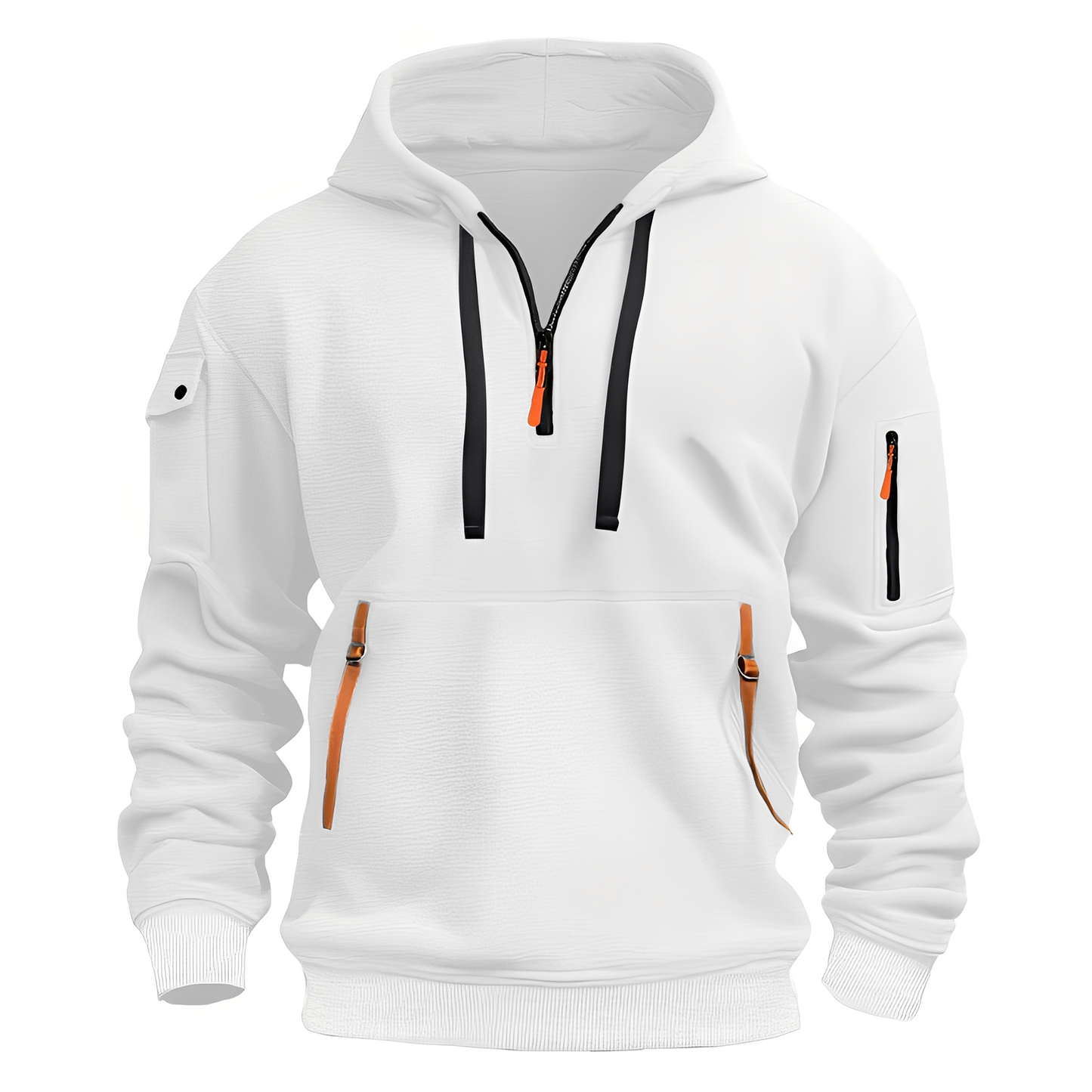 Cornell - Sudadera cómoda con cierre para hombres