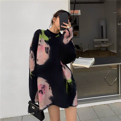 Shelby - Vestido de punto refinado de largo midi para mujeres