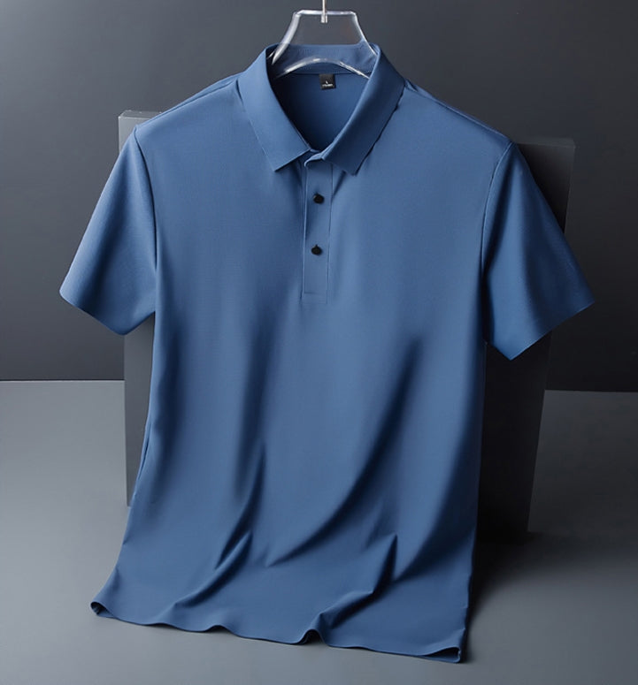 Malcom - Polo casual y fresco para hombres