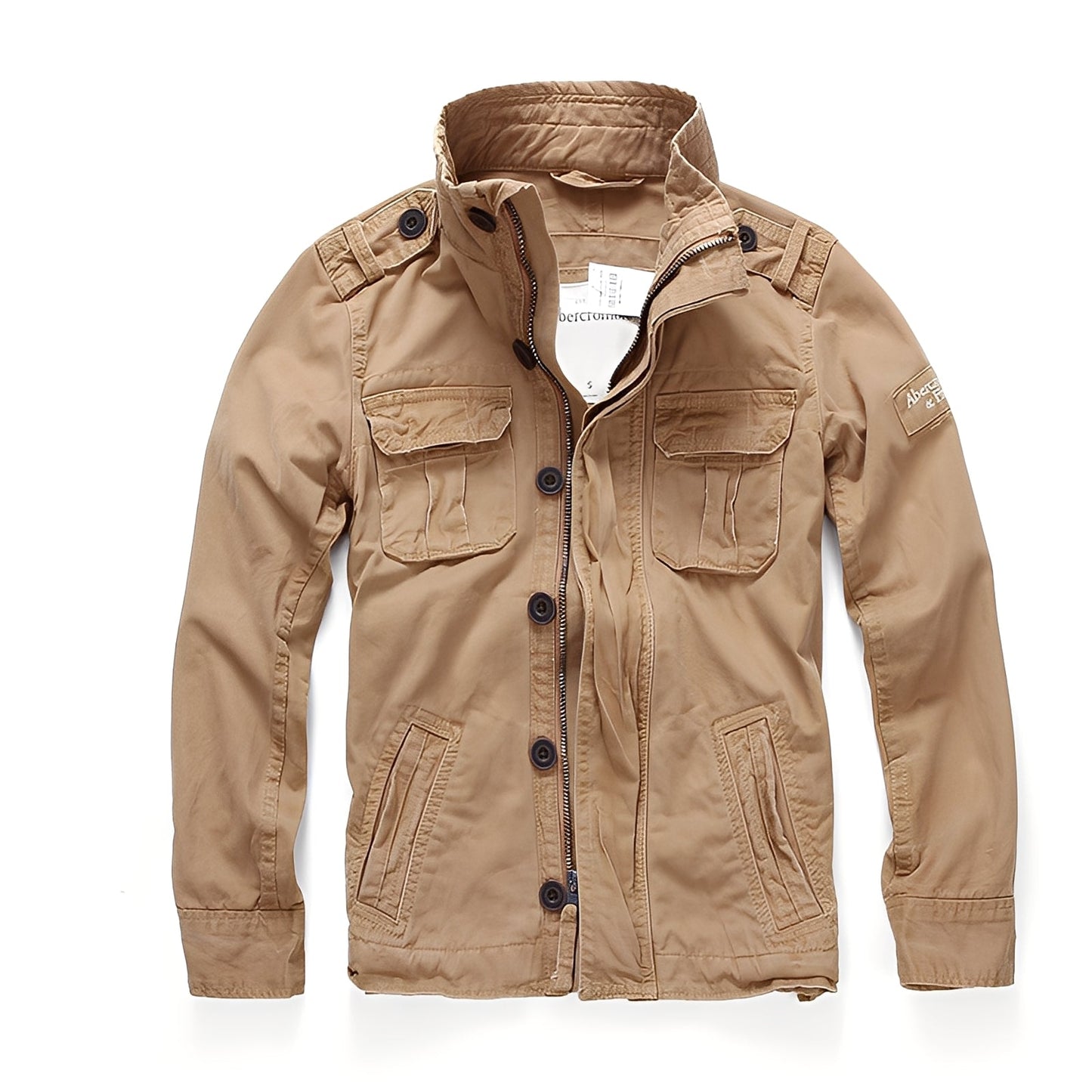 Trenton - Chaqueta de mezclilla clásica con bolsillos para hombres