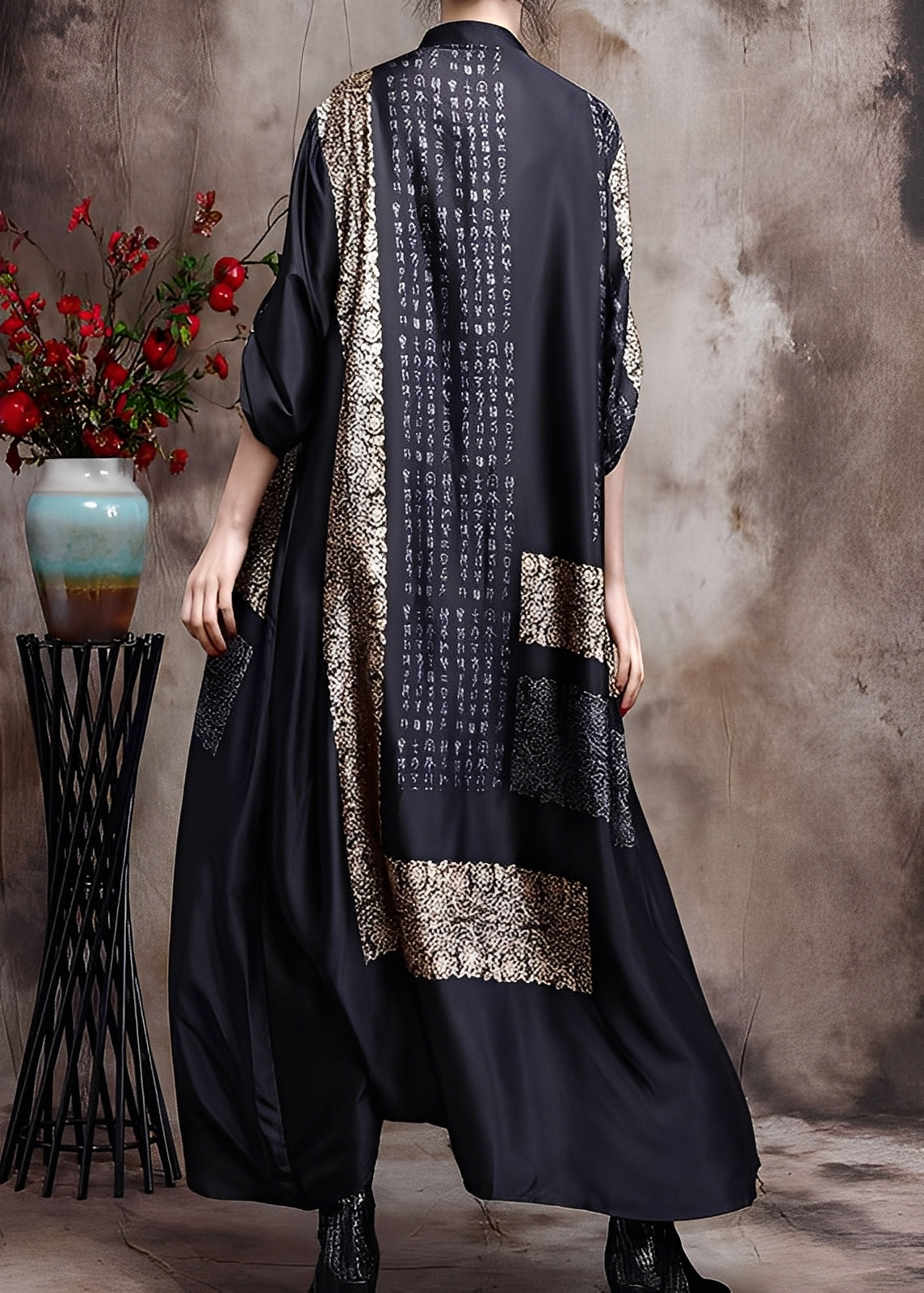 Collins - Vestido largo elegante con diseño para mujer