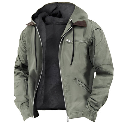 Daniel - Chaqueta informal con capucha para hombres