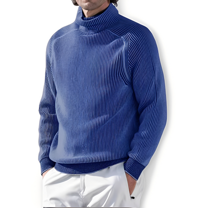 Jarrett - Suéter de cashmere con cuello alto para hombres