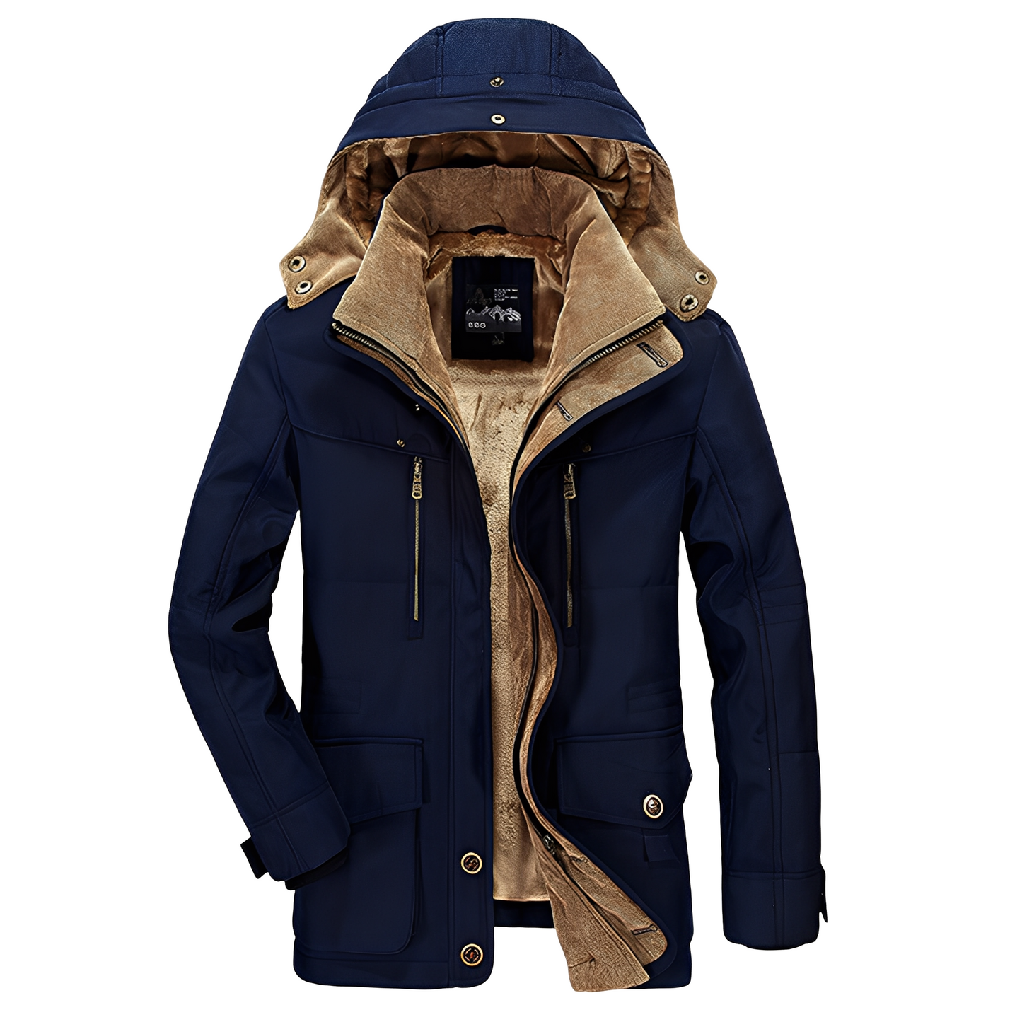 Tyrone - Chaqueta gruesa y cálida con capucha para hombres