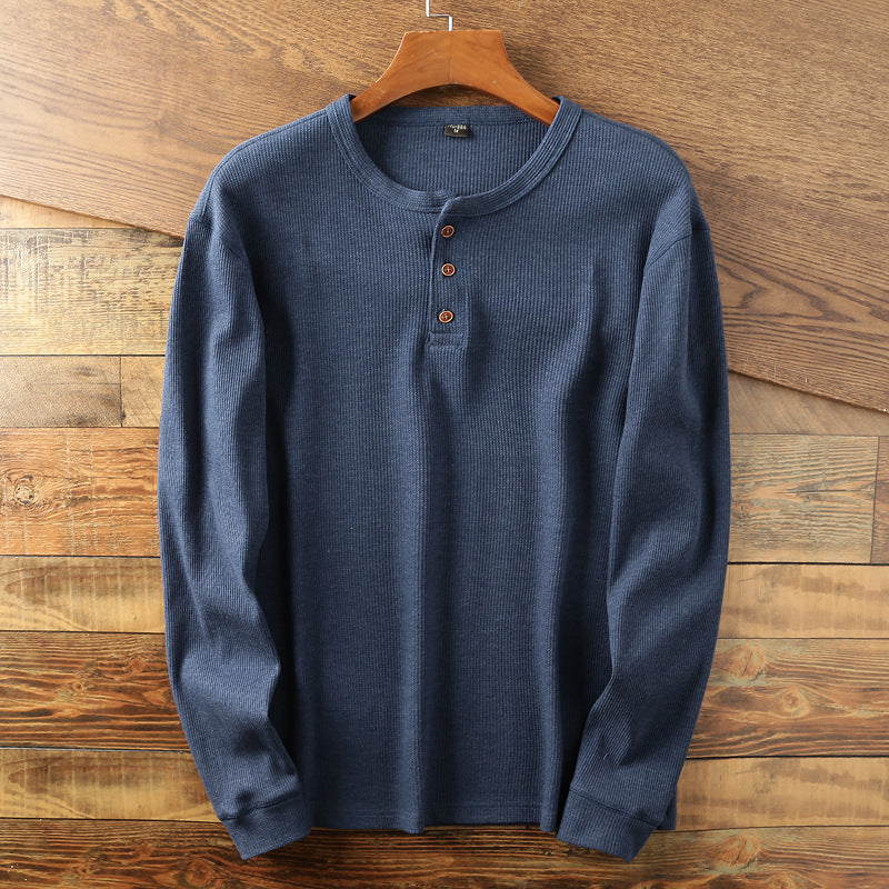 Samuel - Jersey retro de manga larga para hombre