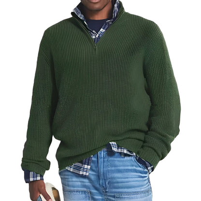 Nickolas - Suéter básico y cómodo para hombre