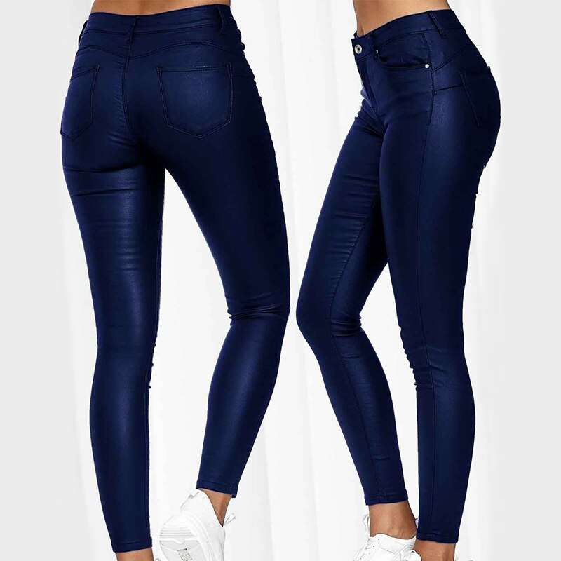 Dina – Pantalones de Cuero Flexibles