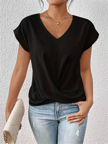 Zinnia – Playera Casual de Manga Corta