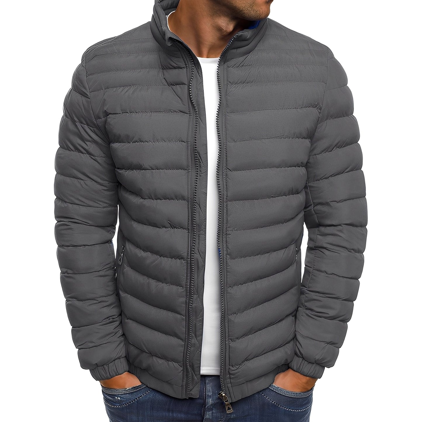 Bernard - Chaqueta de hombre, cálida y casual de plumas