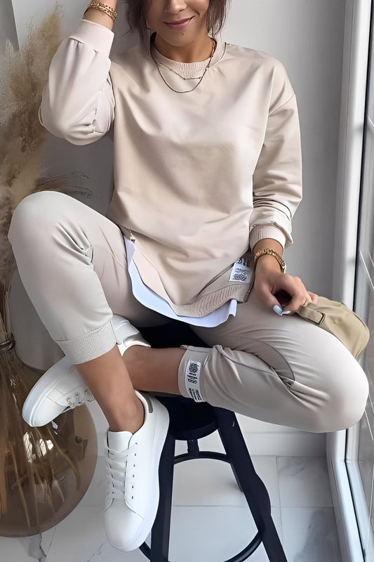 Kristine - Conjunto de sudadera y pantalones casuales para mujeres