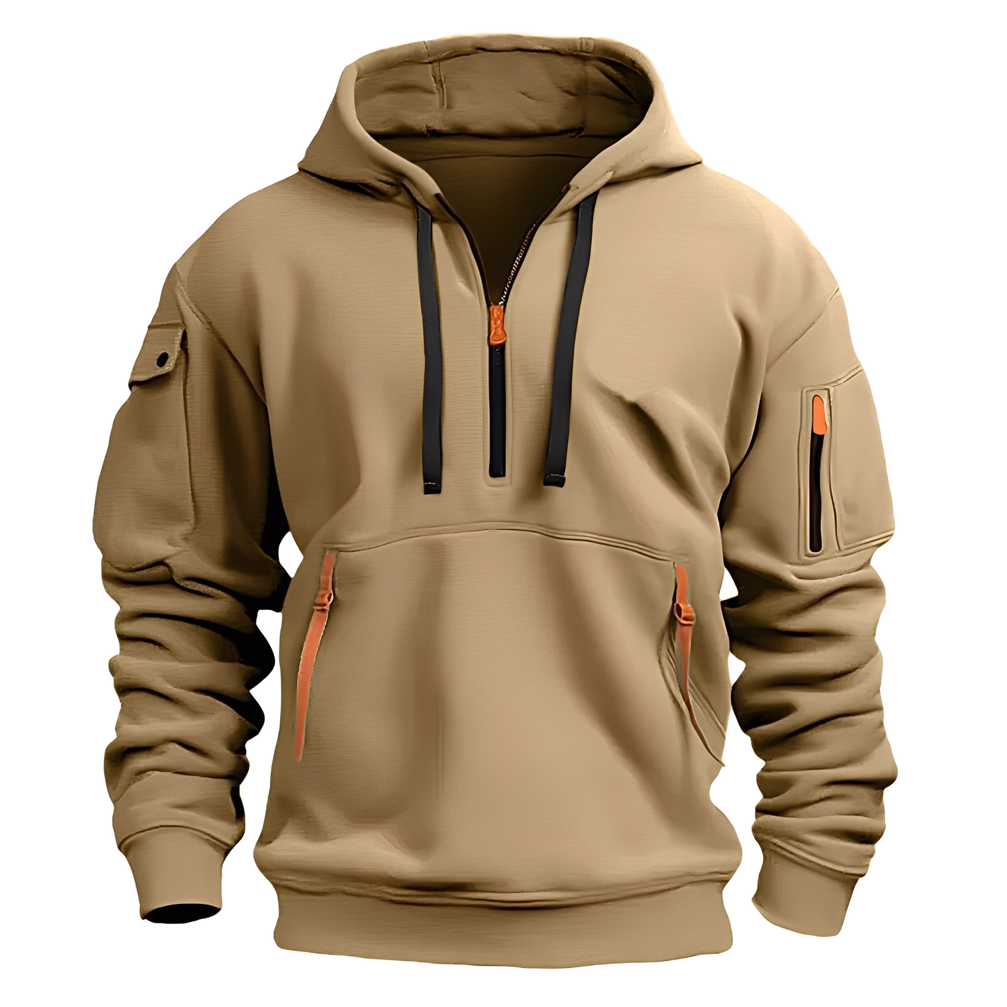 Cornell - Sudadera cómoda con cierre para hombres