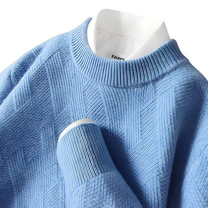 Winfred - Suéter elegante de cashmere con ajuste amplio para hombres