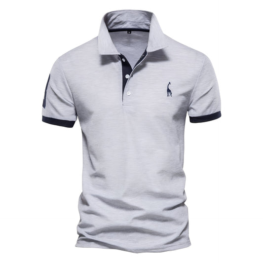 Victor - Polo Casual de Manga Corta para Hombres