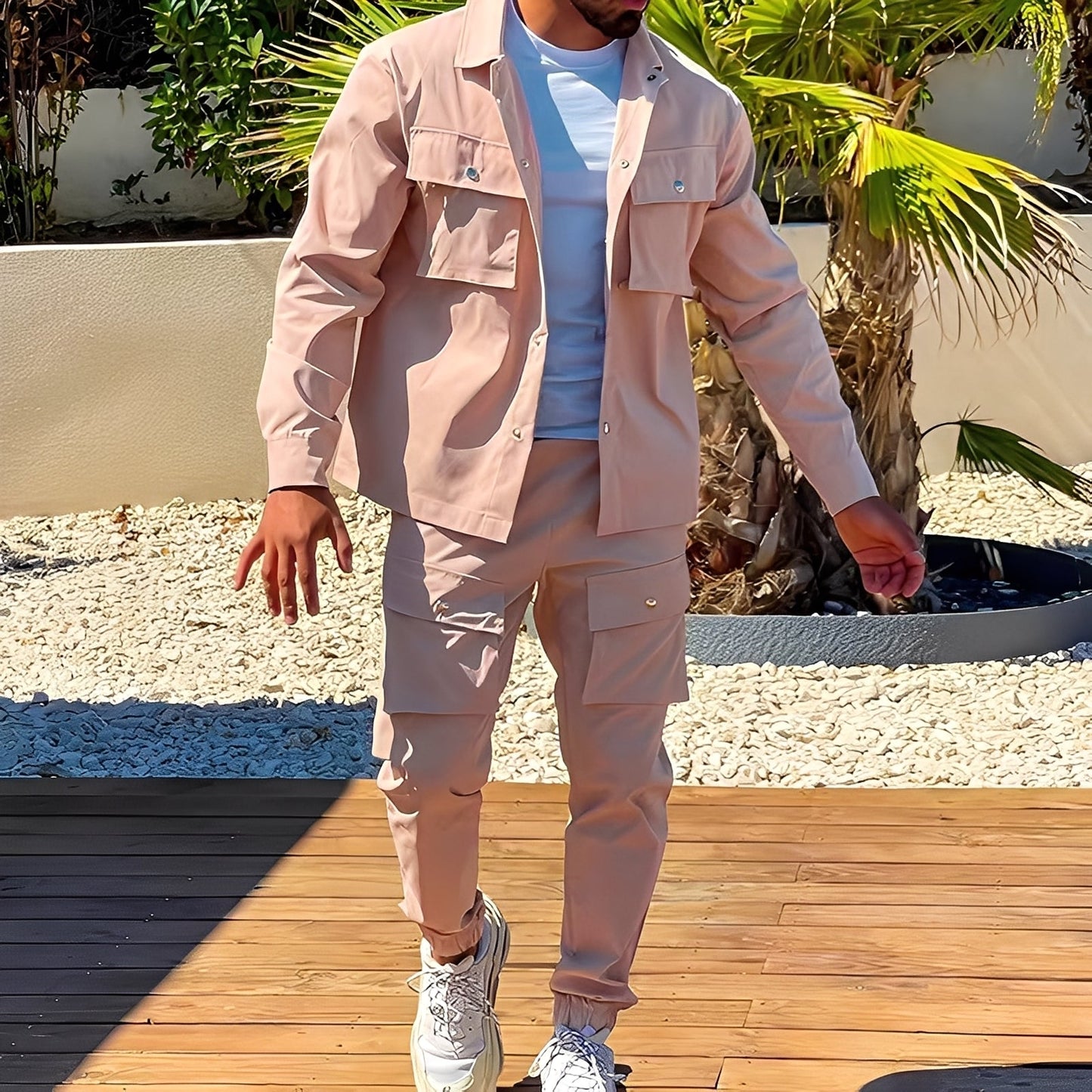 Neville - Elegante Traje Cargo para Hombres