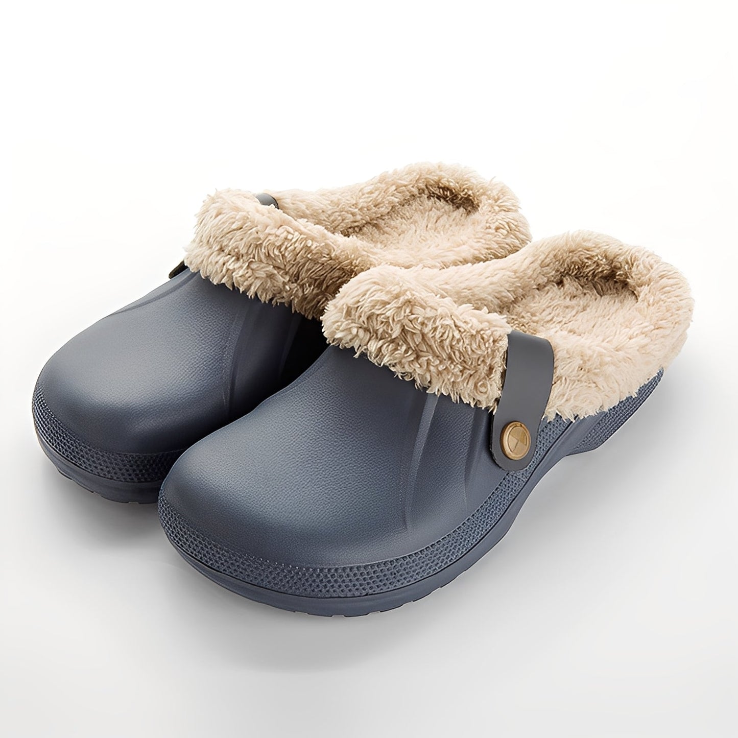 Melba - Zuecos cálidos con interior suave para mujeres