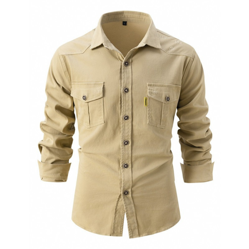 Marlon - Camisa casual, cómoda y flexible para hombres