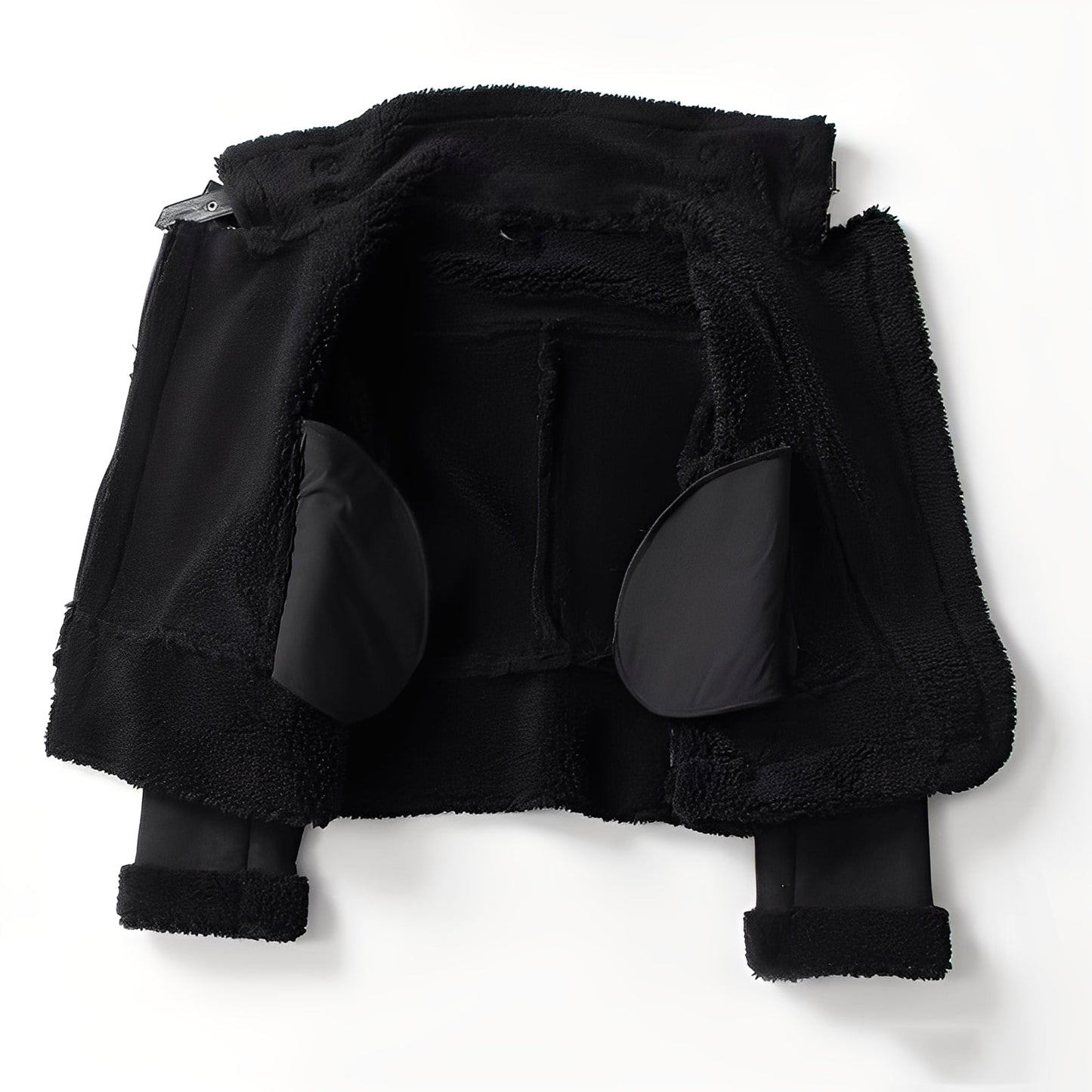Yasmine - Chaqueta biker cálida de cuero de oveja para mujeres