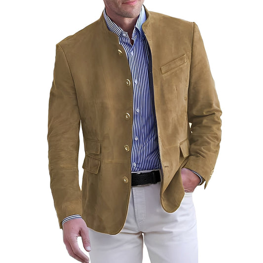 Geoffrey - Chaqueta Casual con Botones para Hombres