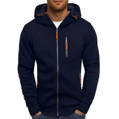 Miller - Chaqueta con Capucha y Cremallera para Hombres