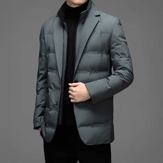 Darren - Chaqueta de plumas para hombres, informal y sofisticada