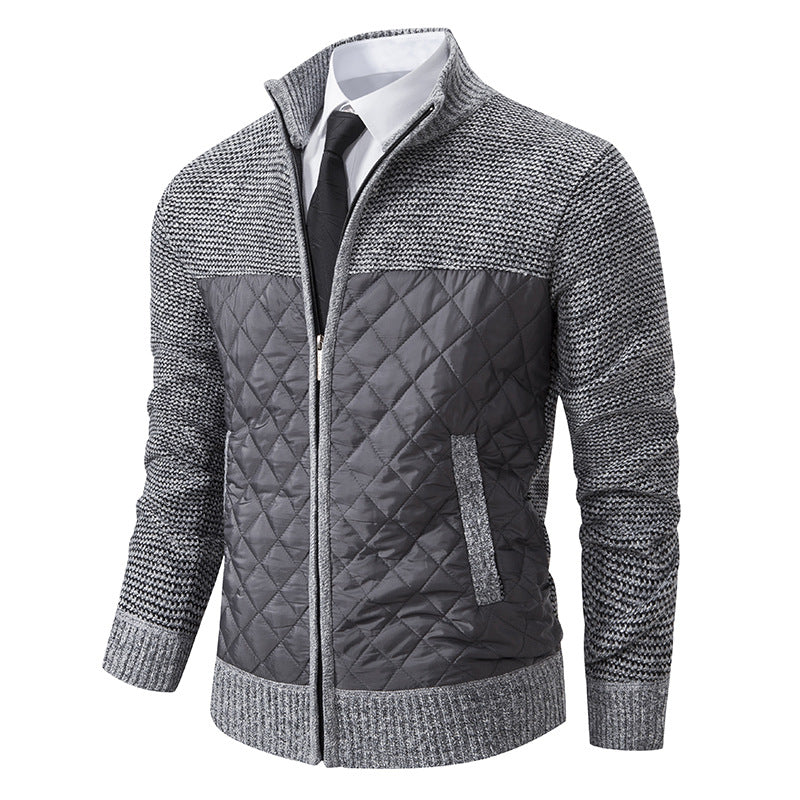 Denton - Chaqueta de sarga jacquard para hombres, elegante y acogedora