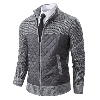 Denton - Chaqueta de sarga jacquard para hombres, elegante y acogedora