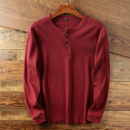 Samuel - Jersey retro de manga larga para hombre