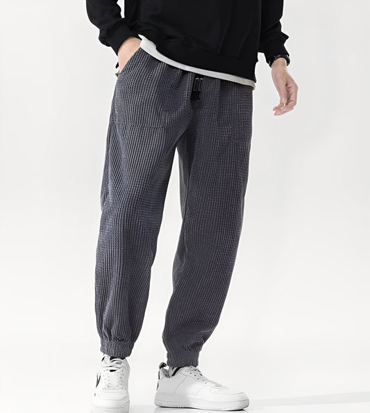 Nicholas - Pantalones de Correr de Pana Modernos para Hombres