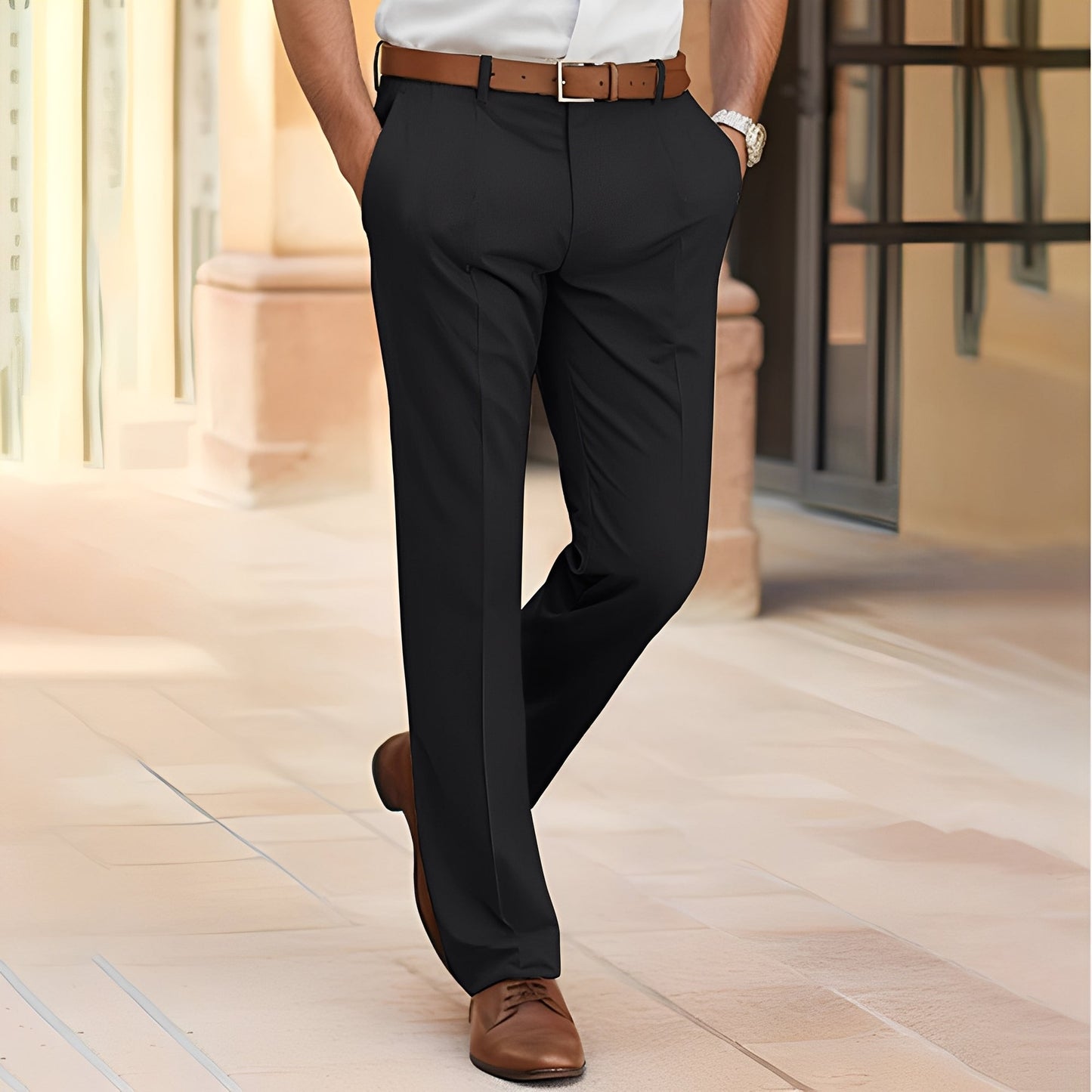 Clayton - Pantalones de Negocios Elegantes para Hombre