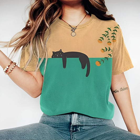 Alvina - Playera casual con diseño para mujer
