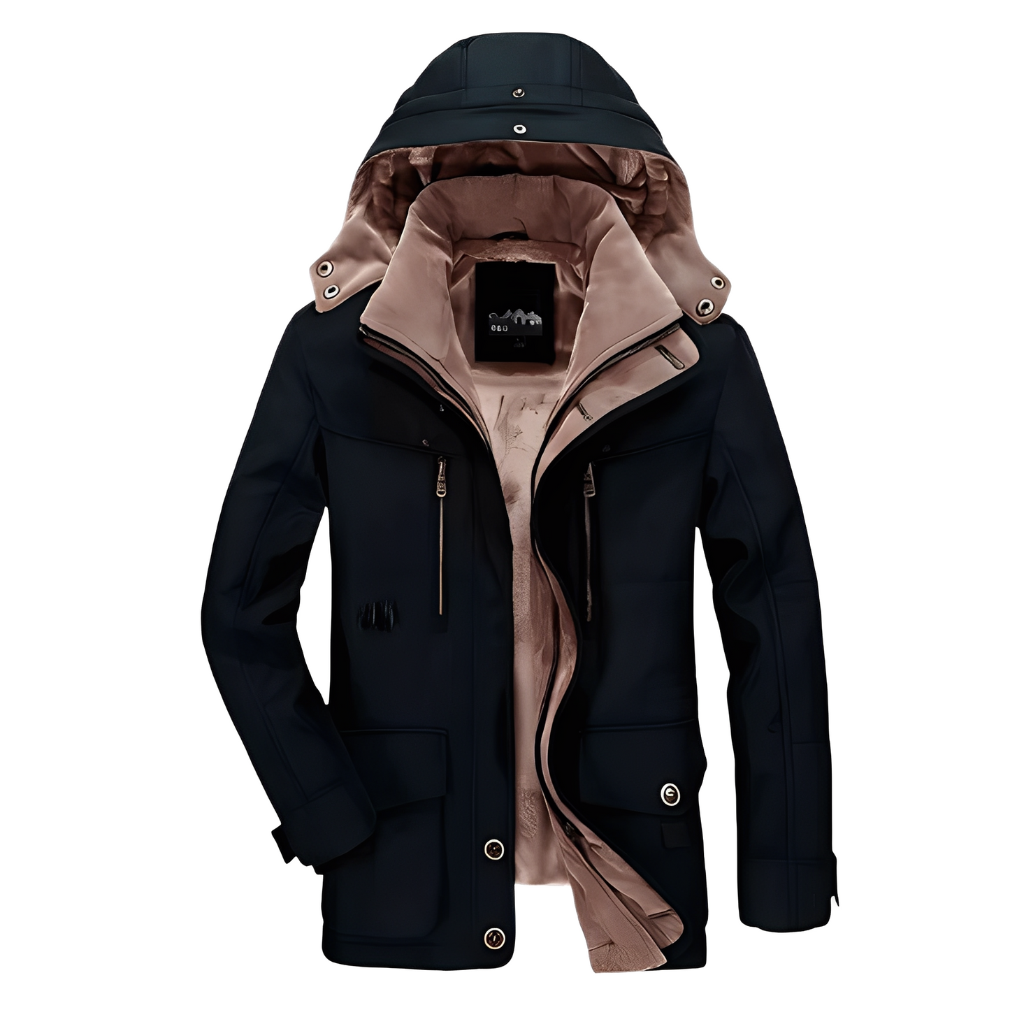 Tyrone - Chaqueta gruesa y cálida con capucha para hombres