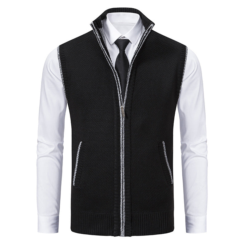 Damion - Suéter casual con forro polar para hombres