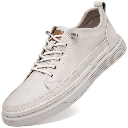 Damion - Zapatillas de Cuero Clásicas para Hombres