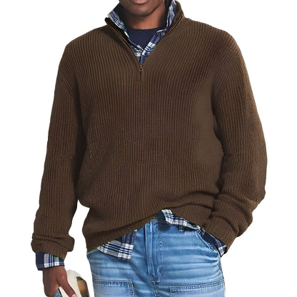 Nickolas - Suéter básico y cómodo para hombre