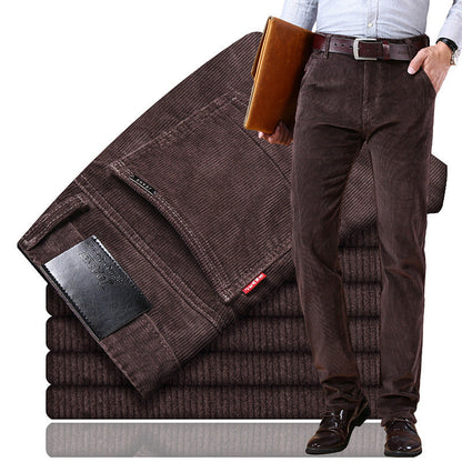 Douglas - Pantalones de pana flexibles para hombres con estilo clásico