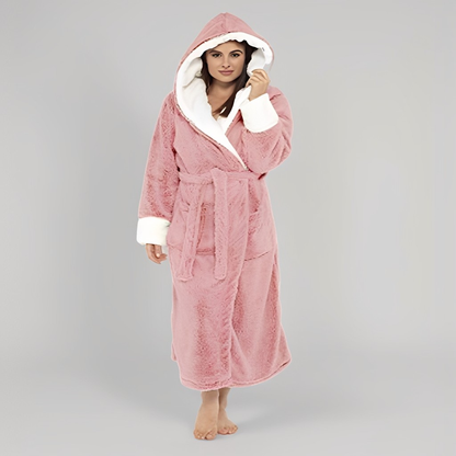 Aleta - Bata larga cómoda para mujeres