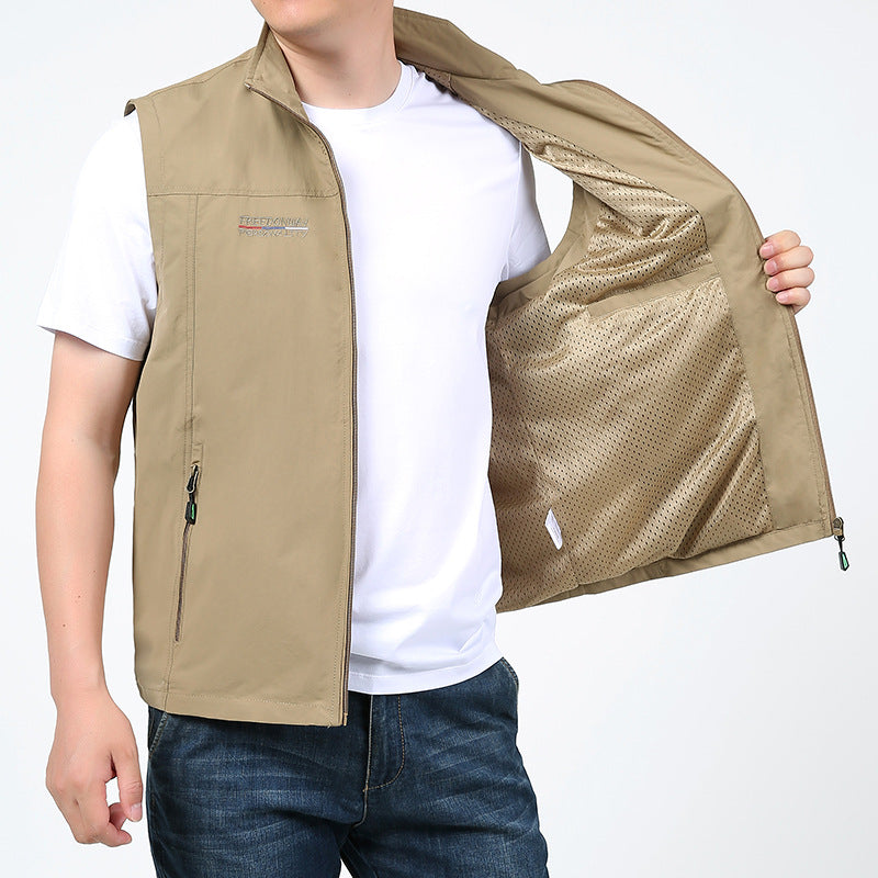 Marvin - Chaleco casual con bolsillos para hombres