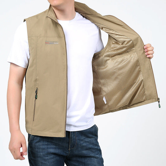 Marvin - Chaleco casual con bolsillos para hombres