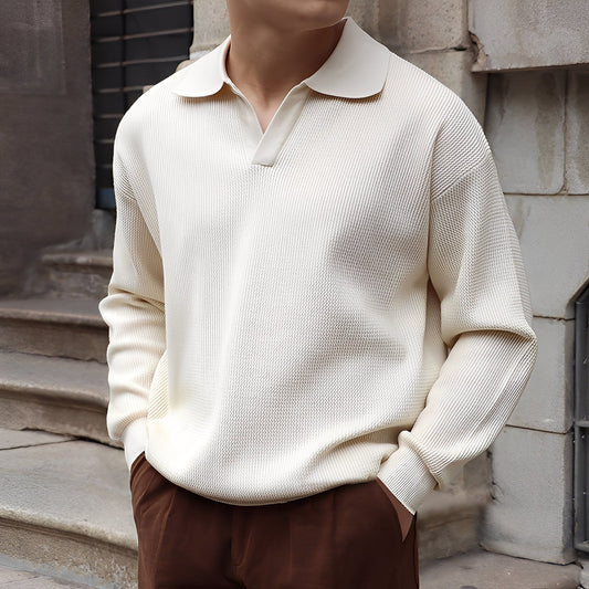 Ronald - Polo Largo Clásico para Hombres