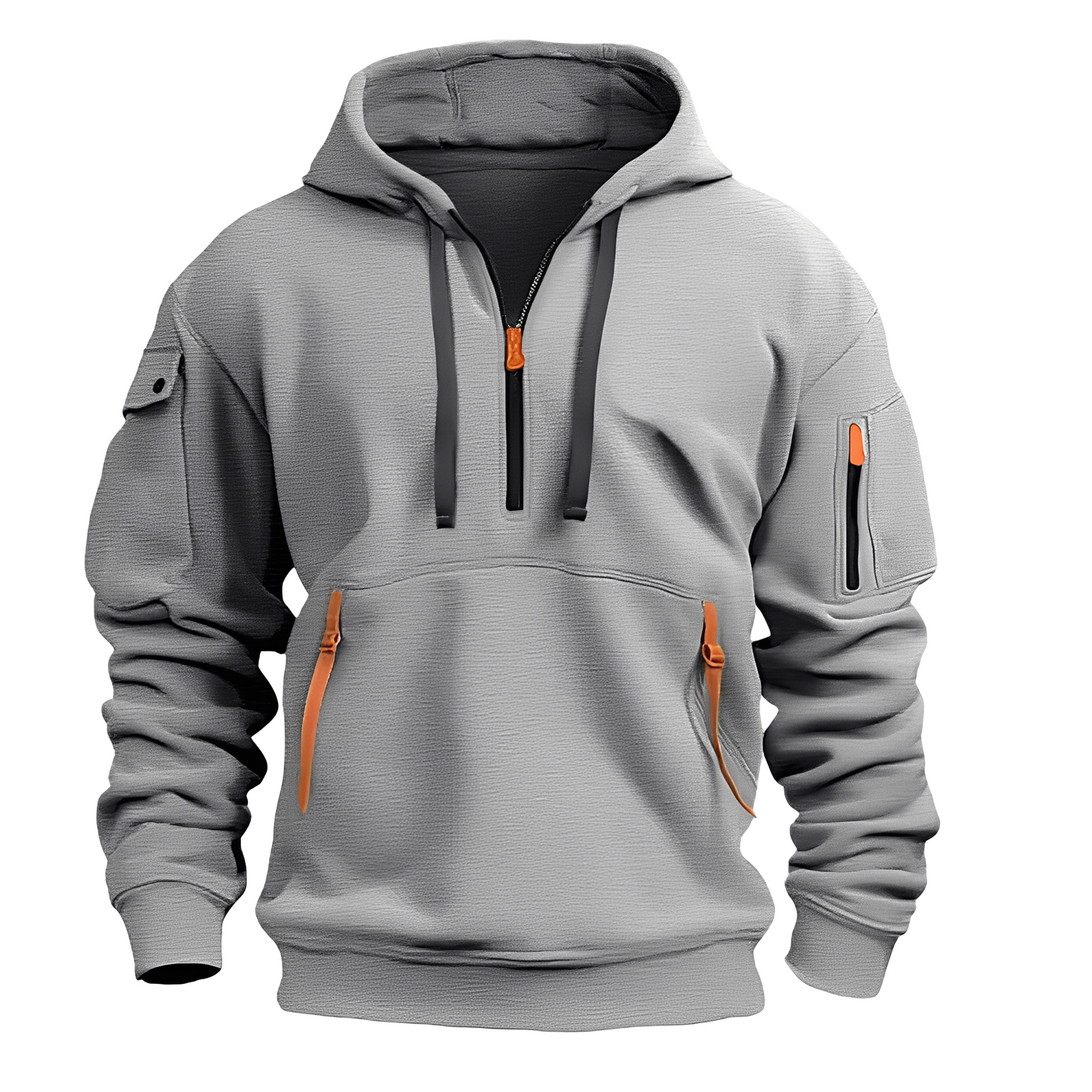 Cornell - Sudadera cómoda con cierre para hombres