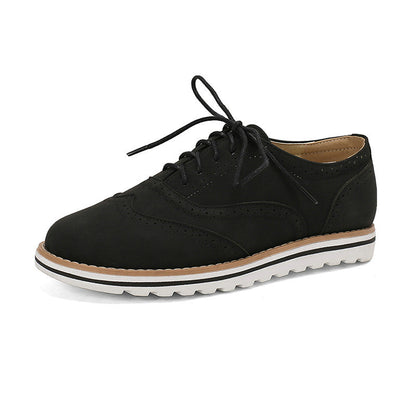 Gemma - Zapatos Derby Casual de Gamuza para Mujer