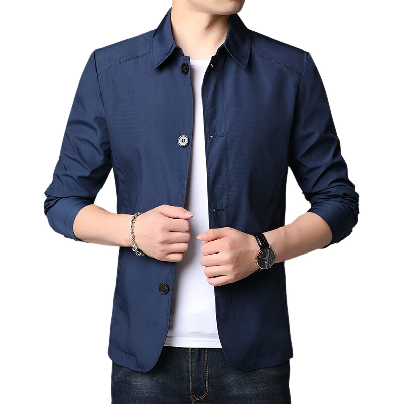 Fredric - Chaqueta informal para hombres, amplia y resistente al viento