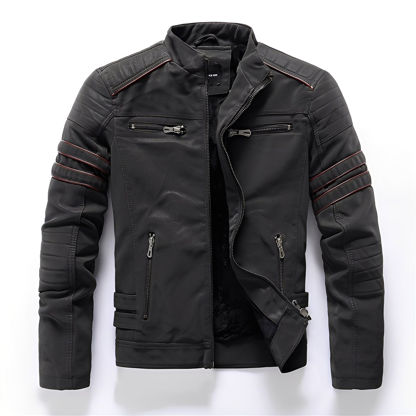 Dillan - Elegante chaqueta de cuero para moto para hombres