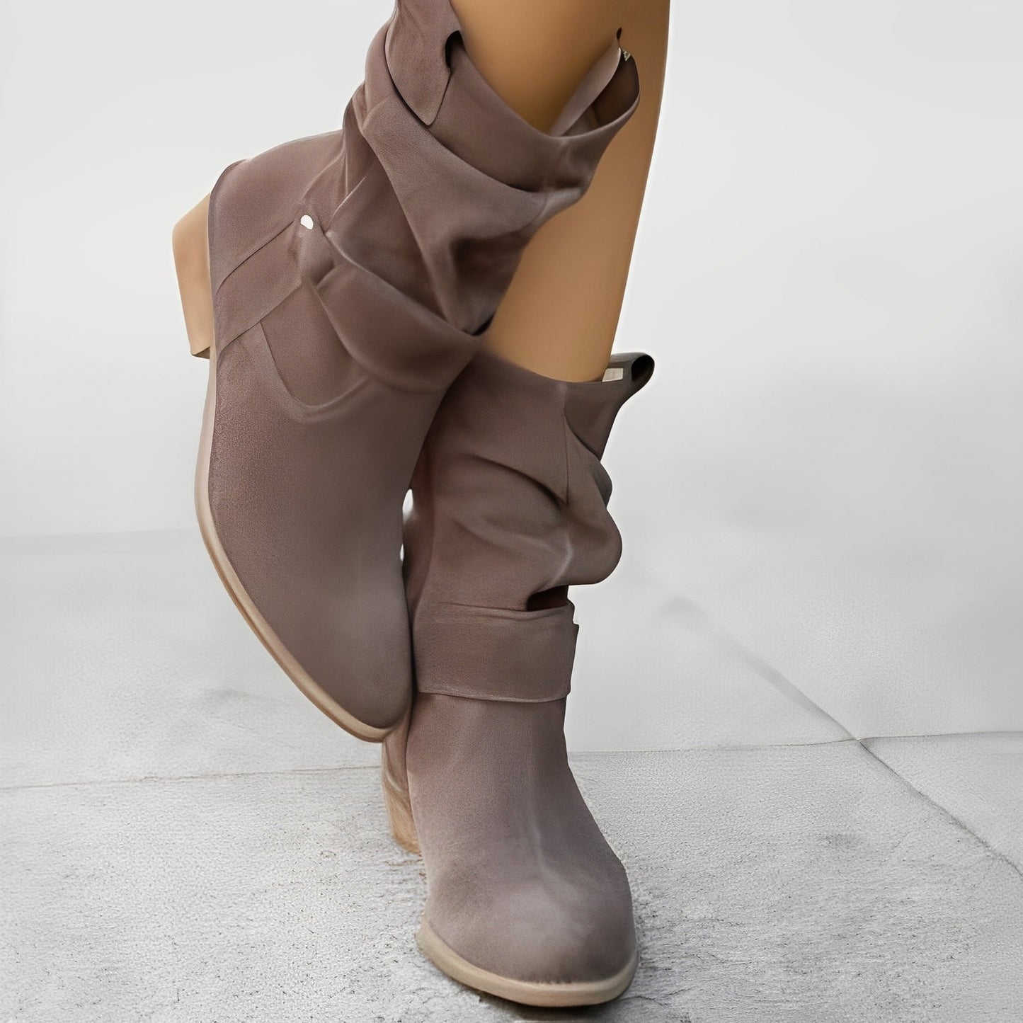 Celestine - Botines elegantes con punta redonda para mujer