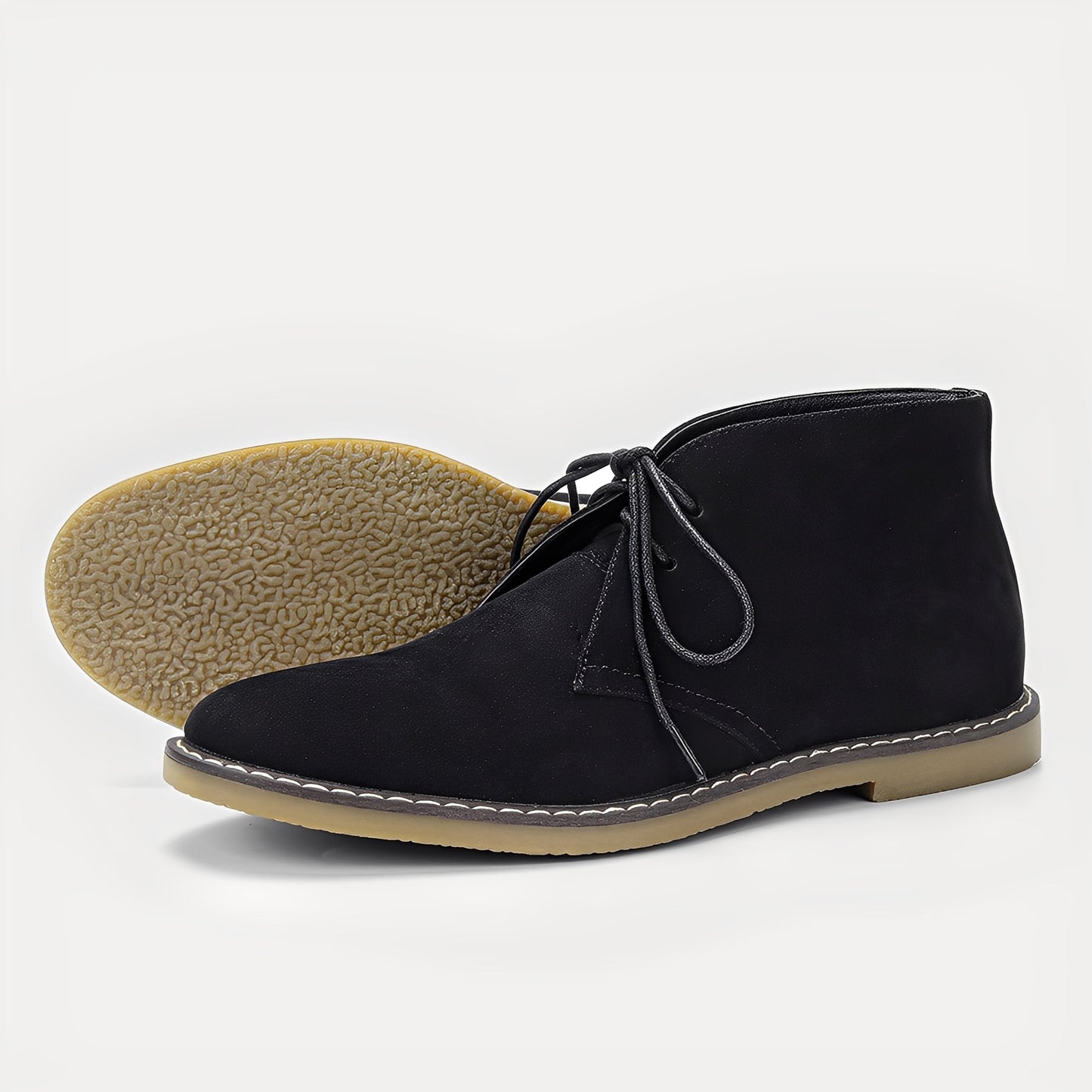 Kendrick - Botas de Cuero Clásicas para Hombres en Tallas Grandes
