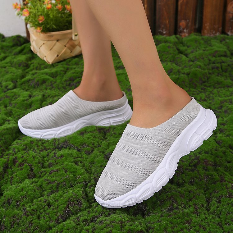 Malani - Zapato Deportivo Moderno sin Cordones con Plataforma para Mujer
